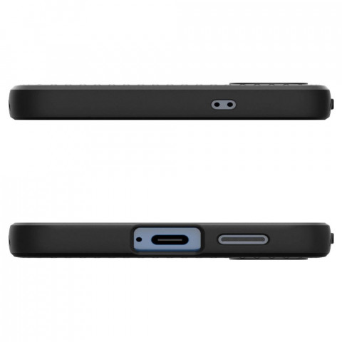 
„Samsung Galaxy S25+“ „Liquid Air“ dėklas – matinės juodos spalvos
