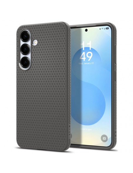 
„Samsung Galaxy S25+“ skysčio oro dėklas – pilkas
