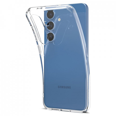 
„Samsung Galaxy S25+“ skystųjų kristalų dėklas – skaidrus
