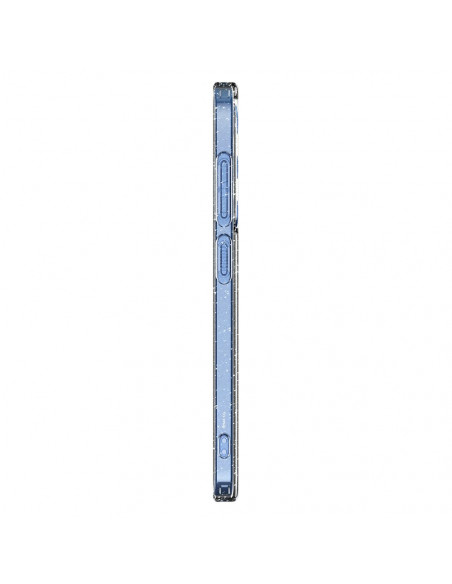 
„Samsung Galaxy S25+“ skystųjų kristalų dėklas – blizgučiais permatomas
