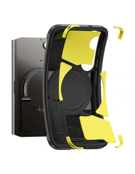 
„Samsung Galaxy S25+“ tvirtas „MagSafe“ dėklas – juodas
