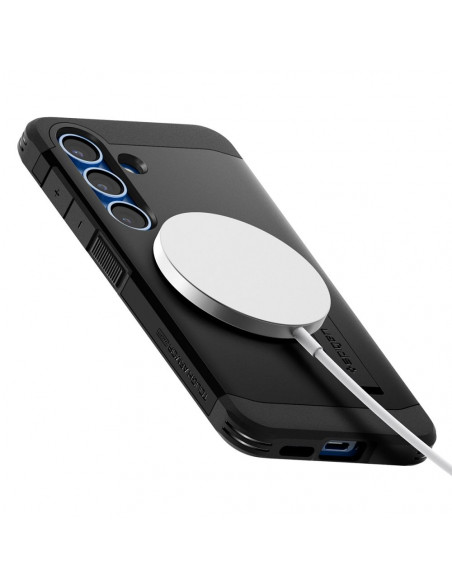 
„Samsung Galaxy S25+“ tvirtas „MagSafe“ dėklas – juodas
