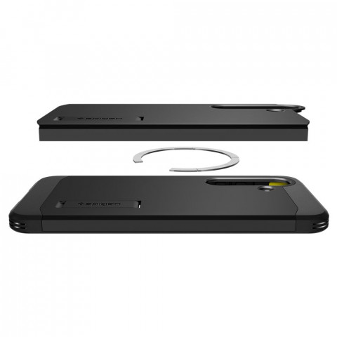 
„Samsung Galaxy S25+“ tvirtas „MagSafe“ dėklas – juodas
