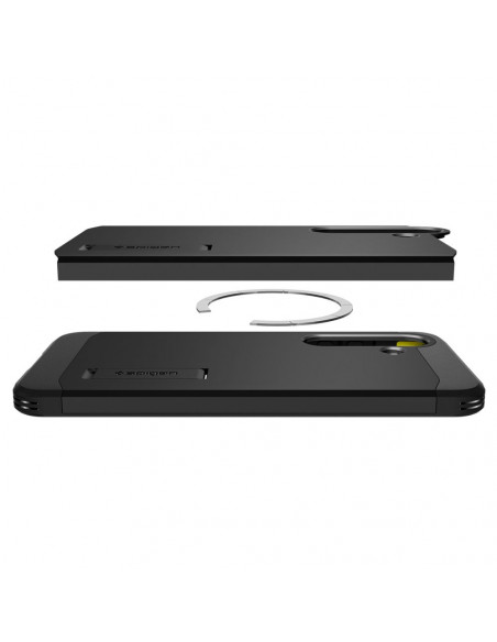 
„Samsung Galaxy S25+“ tvirtas „MagSafe“ dėklas – juodas
