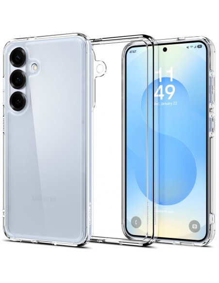 
„Samsung Galaxy S25+ Ultra Hybrid“ dėklas – skaidrus
