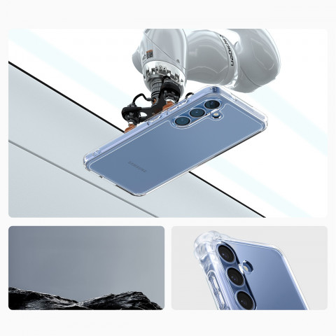 
„Samsung Galaxy S25+ Ultra Hybrid“ dėklas – skaidrus
