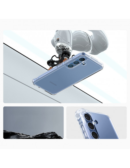 
„Samsung Galaxy S25+ Ultra Hybrid“ dėklas – skaidrus
