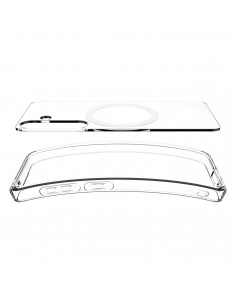 
„Samsung Galaxy S25+ Ultra Hybrid Mag“ dėklas – skaidrus
