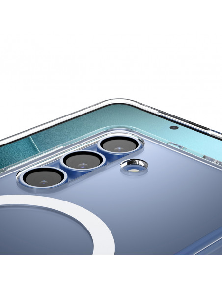 
„Samsung Galaxy S25+ Ultra Hybrid Mag“ dėklas – skaidrus
