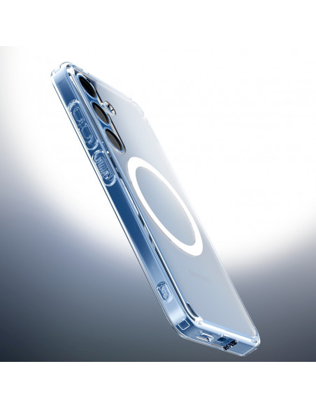 
„Samsung Galaxy S25+ Ultra Hybrid Mag“ dėklas – skaidrus
