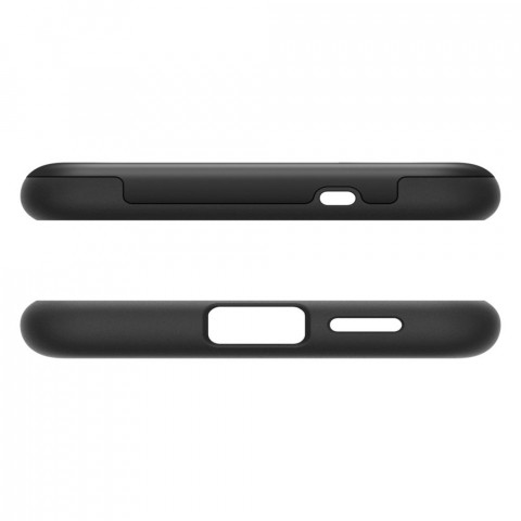 
„Samsung Galaxy S25+“ plonas šarvuotas dėklas – juodas
