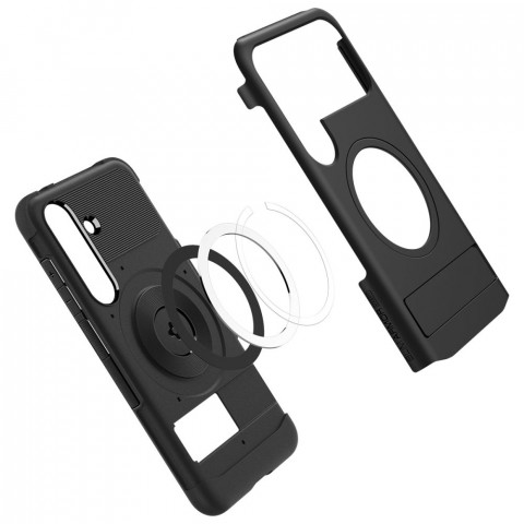 
„Samsung Galaxy S25+“ plonas šarvuotas dėklas – juodas
