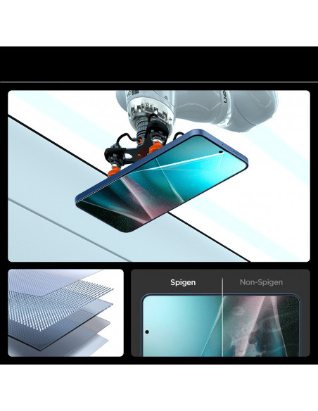 
Hibridinis stiklas, skirtas „Samsung Galaxy S25+ ELITE SHIELD EZ FIT“ - skaidrus
