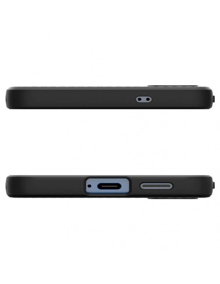 
„Samsung Galaxy S25 Liquid Air“ dėklas – matinės juodos spalvos
