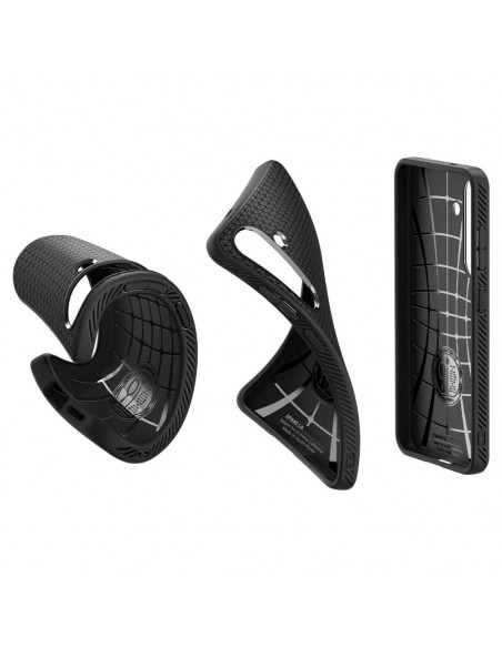 
„Samsung Galaxy S25 Liquid Air“ dėklas – matinės juodos spalvos
