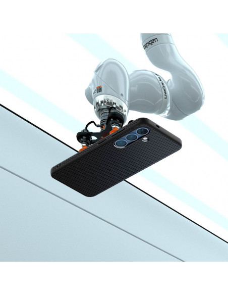 
„Samsung Galaxy S25 Liquid Air“ dėklas – matinės juodos spalvos
