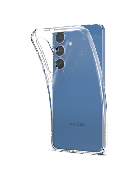 
„Samsung Galaxy S25“ skystųjų kristalų dėklas – skaidrus
