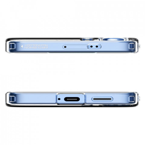 
„Samsung Galaxy S25“ skystųjų kristalų dėklas – skaidrus
