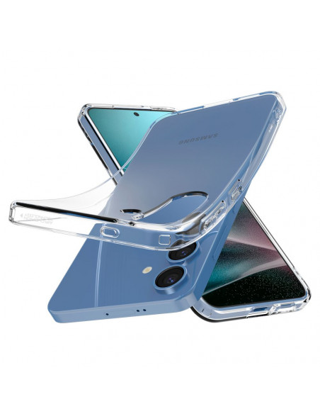 
„Samsung Galaxy S25“ skystųjų kristalų dėklas – skaidrus
