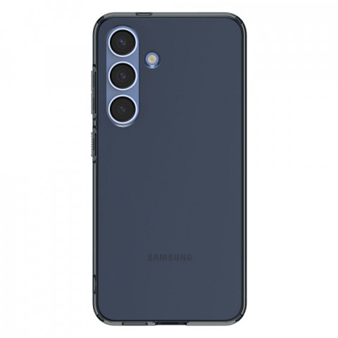
„Samsung Galaxy S25“ skystųjų kristalų dėklas – juodas permatomas
