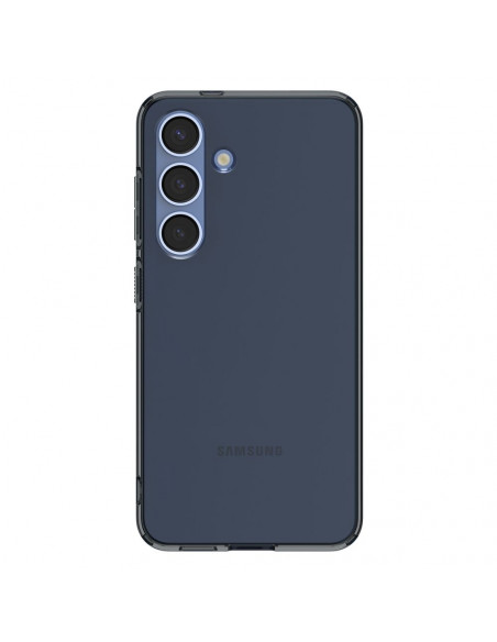 
„Samsung Galaxy S25“ skystųjų kristalų dėklas – juodas permatomas
