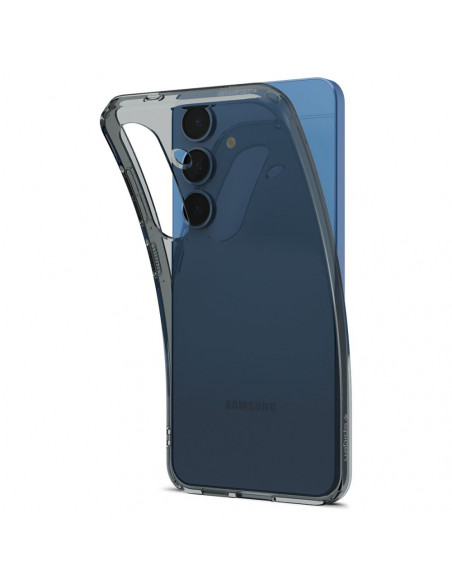 
„Samsung Galaxy S25“ skystųjų kristalų dėklas – juodas permatomas
