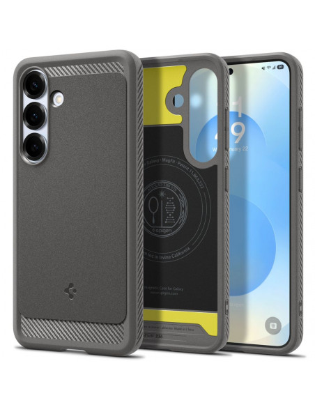 
„Samsung Galaxy S25 Rugged Armor MagSafe“ dėklas – pilkas
