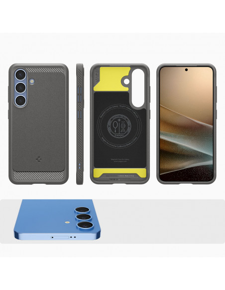 
„Samsung Galaxy S25 Rugged Armor MagSafe“ dėklas – pilkas
