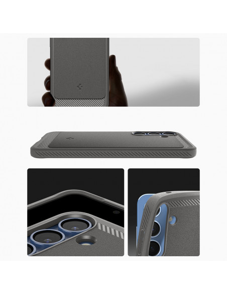 
„Samsung Galaxy S25 Rugged Armor MagSafe“ dėklas – pilkas
