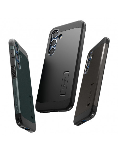 
„Samsung Galaxy S25“ dėklas su tvirtu „MagSafe“ stovu – juodas
