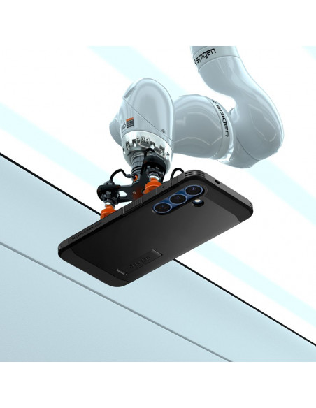 
„Samsung Galaxy S25“ dėklas su tvirtu „MagSafe“ stovu – juodas
