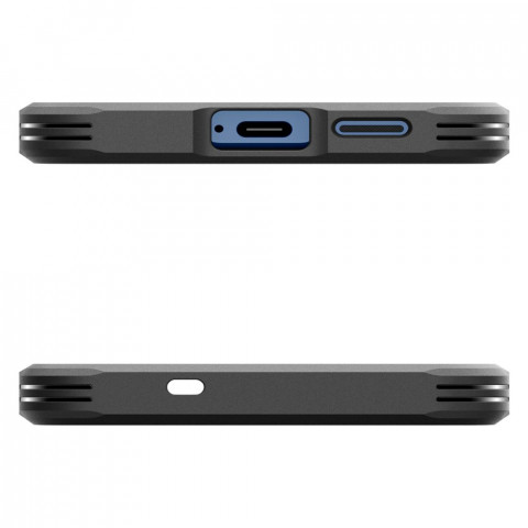 
„Samsung Galaxy S25“ dėklas su tvirtu „MagSafe“ stovu – juodas
