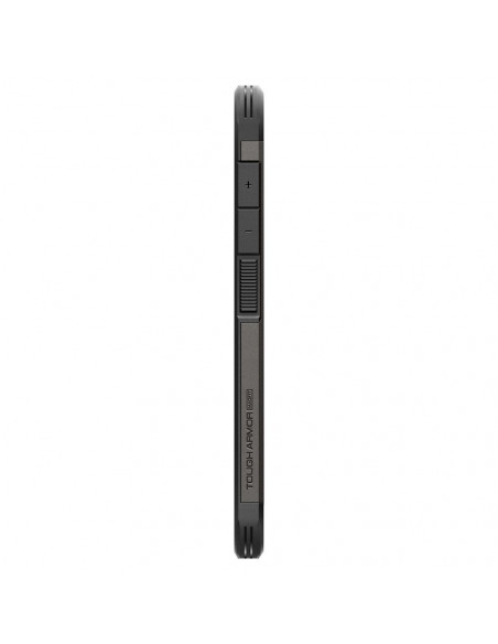 
„Samsung Galaxy S25“ dėklas su tvirtu „Tough Armor MagSafe“ stovu – pilkas
