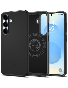 
„Samsung Galaxy S25“ plonas dėklas „Mag Fit“ – juodas
