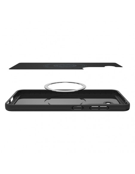 
„Samsung Galaxy S25“ plonas dėklas „Mag Fit“ – juodas
