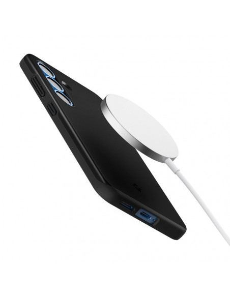 
„Samsung Galaxy S25“ plonas dėklas „Mag Fit“ – juodas
