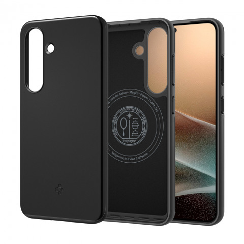 
„Samsung Galaxy S25“ plonas dėklas „Mag Fit“ – juodas
