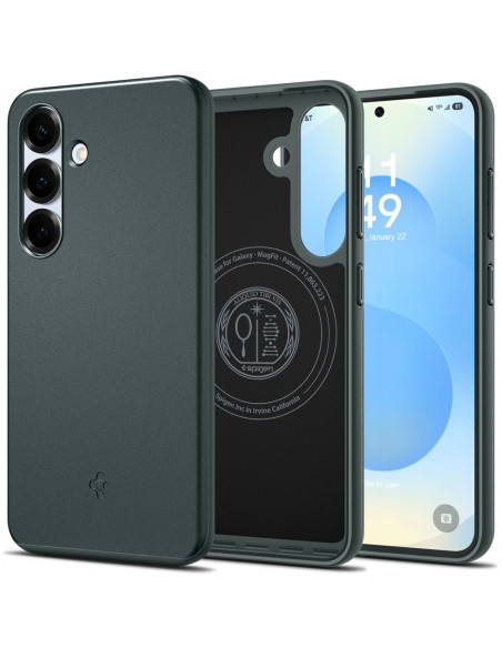 
„Samsung Galaxy S25“ plonas, „Mag Fit“ dėklas – žalias
