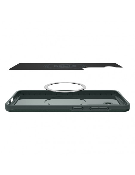 
„Samsung Galaxy S25“ plonas, „Mag Fit“ dėklas – žalias
