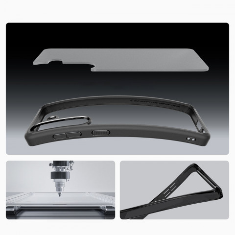 
„Samsung Galaxy S25 Ultra Hybrid“ dėklas – juodas
