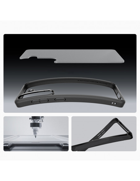 
„Samsung Galaxy S25 Ultra Hybrid“ dėklas – juodas
