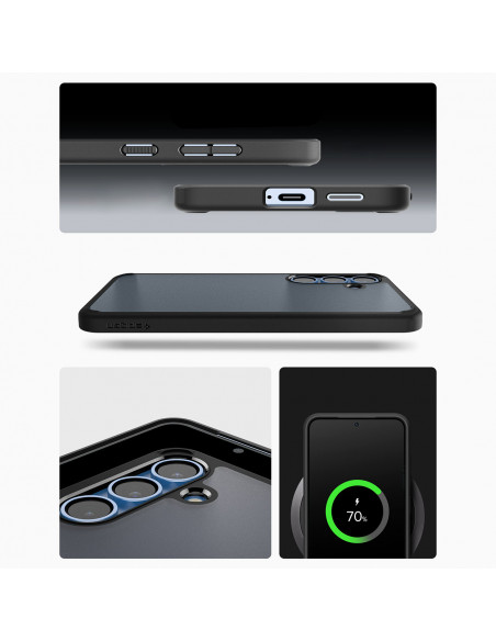 
„Samsung Galaxy S25 Ultra Hybrid“ dėklas – juodas
