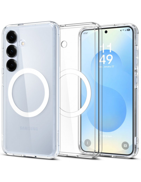 
„Samsung Galaxy S25 Ultra Hybrid Mag“ dėklas – skaidrus
