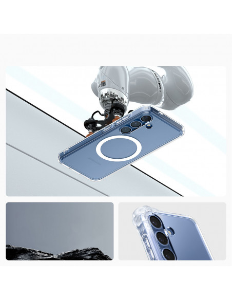 
„Samsung Galaxy S25 Ultra Hybrid Mag“ dėklas – skaidrus
