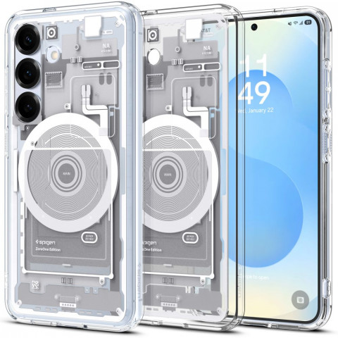 
Samsung Galaxy S25 Zero One Ultra Hybrid Mag dėklas – baltas
