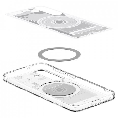 
Samsung Galaxy S25 Zero One Ultra Hybrid Mag dėklas – baltas
