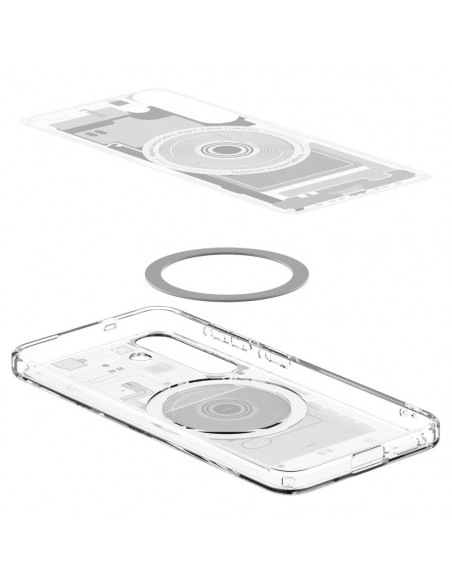 
Samsung Galaxy S25 Zero One Ultra Hybrid Mag dėklas – baltas
