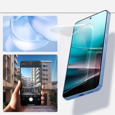 
Hibridinis stiklas, skirtas „Samsung Galaxy S25 ELITE SHIELD EZ FIT“ - skaidrus
