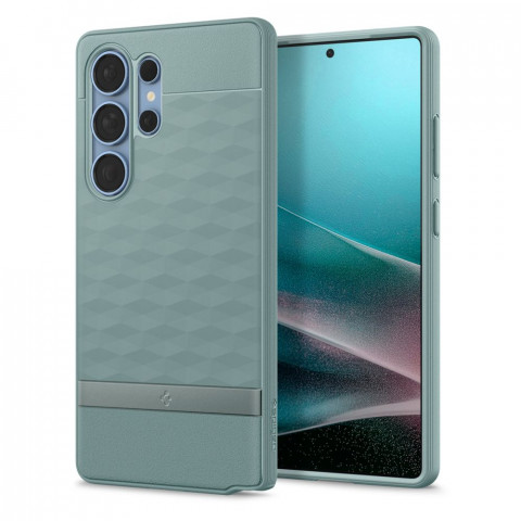 
„Caseology Parallax Mag MagSafe“ dėklas, skirtas „Samsung Galaxy S25 Ultra“ – žalias
