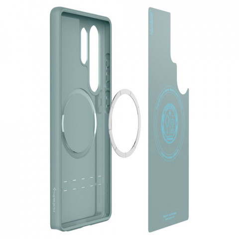 
„Caseology Parallax Mag MagSafe“ dėklas, skirtas „Samsung Galaxy S25 Ultra“ – žalias
